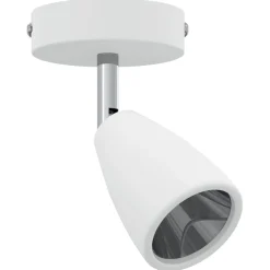 vidaXL Plafondspot met schijnwerpers Wit 8 x 8 x 14 cm Metaal