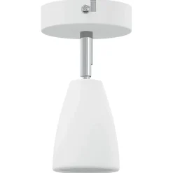 vidaXL Plafondspot met schijnwerpers Wit 8 x 8 x 14 cm Metaal