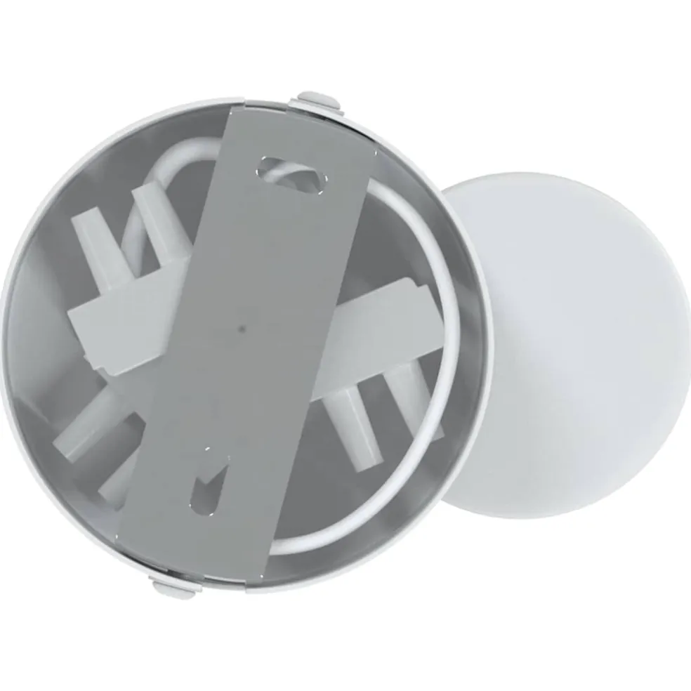 vidaXL Plafondspot met schijnwerpers Wit 6,5 x 6 x 11,5 cm Metaal