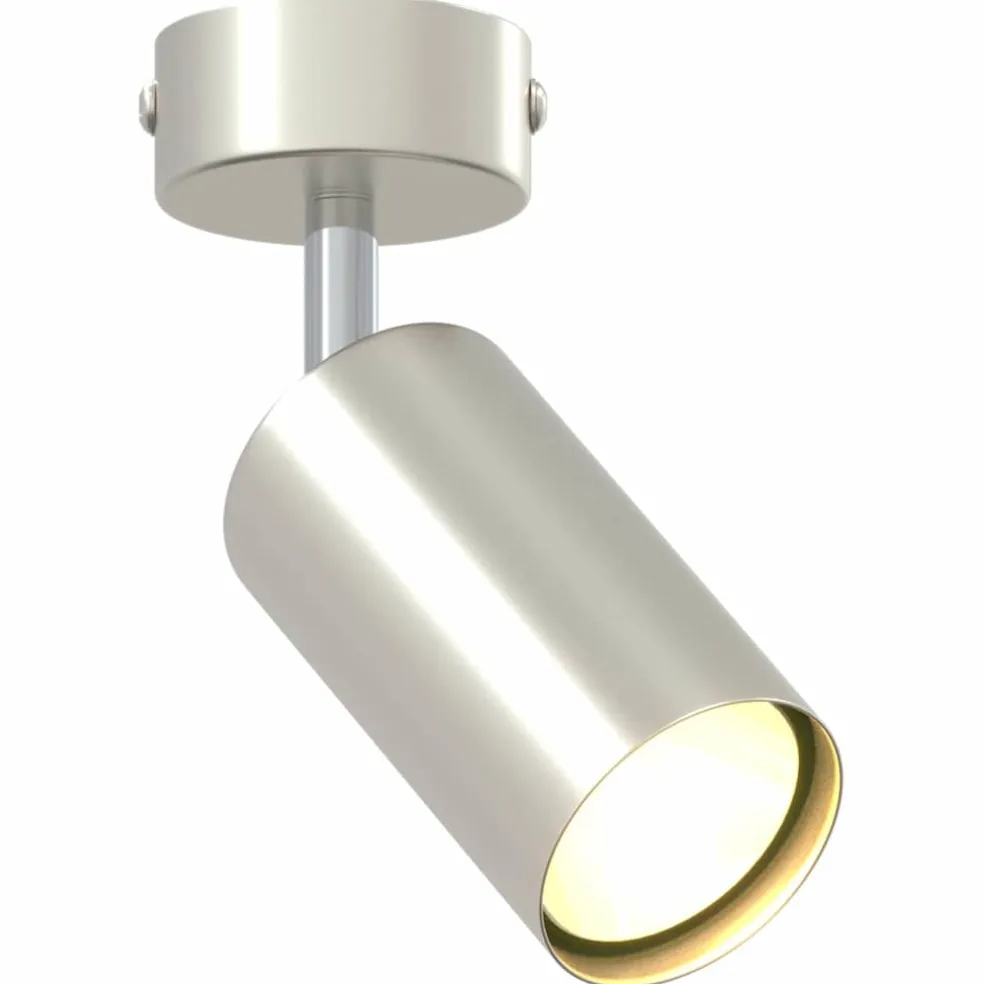 vidaXL Plafondspot met schijnwerpers Nikkel 6 x 6 x 16 cm Metaal