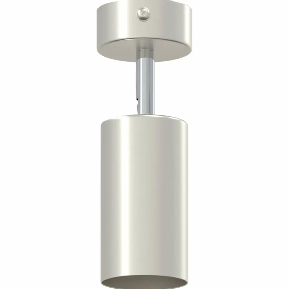 vidaXL Plafondspot met schijnwerpers Nikkel 6 x 6 x 16 cm Metaal