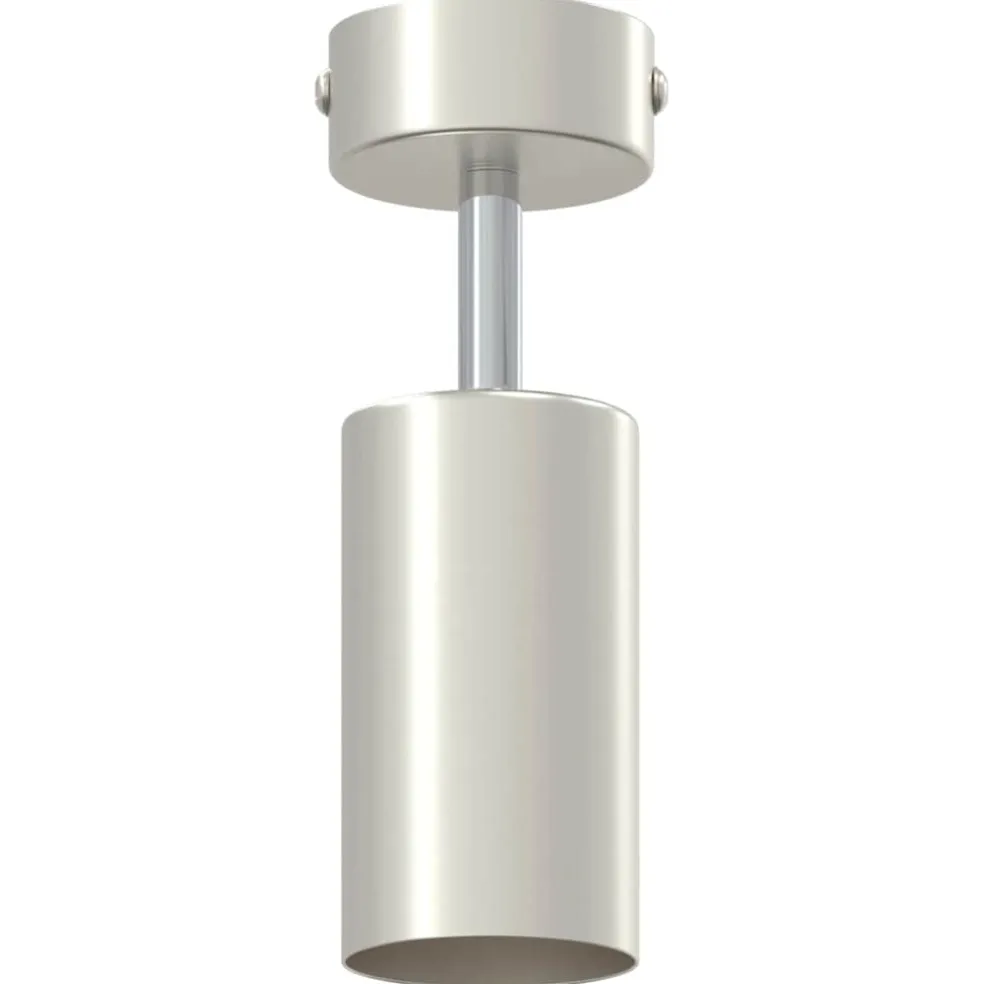 vidaXL Plafondspot met schijnwerpers Nikkel 6 x 6 x 16 cm Metaal