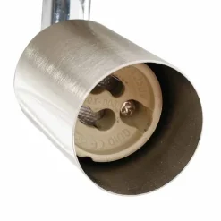 vidaXL Plafondspot Nikkel 29 x 29 x 11 cm Staal en Glas