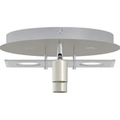 vidaXL Plafondspot Nikkel 29 x 29 x 11 cm Staal en Glas