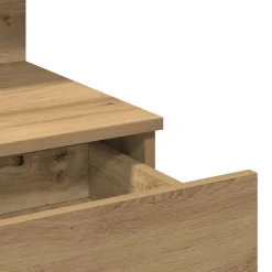 vidaXL Plafondtafel Artisan Eiken 100 x 40 x 130 cm Bewerkt hout