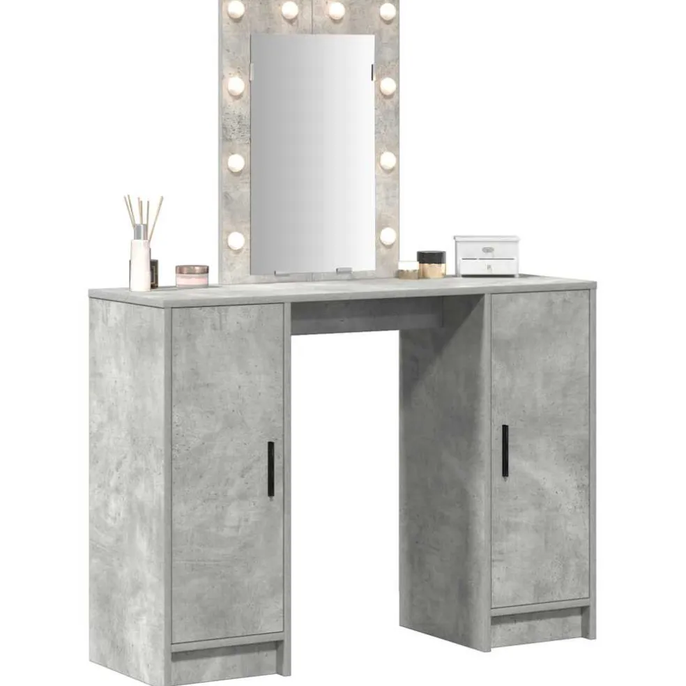 vidaXL Plafondtafel Lichtgrijs 102 x 33 x 135 cm Bewerkt hout