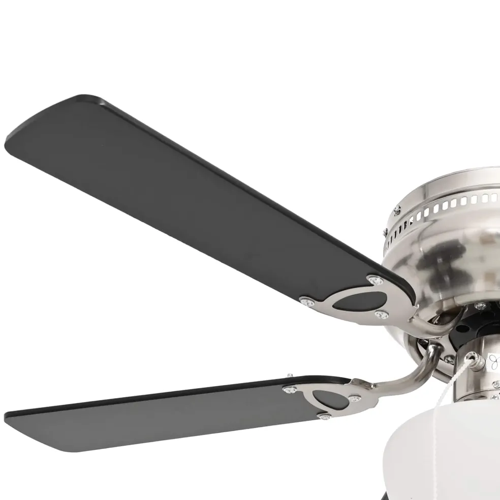 vidaXL Plafondventilator met licht Ø 82 cm Zwart