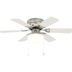 vidaXL Plafondventilator met licht Ø 82 cm Wit