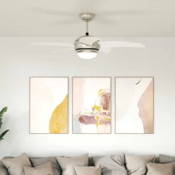 vidaXL Plafondventilator met licht en afstandsbediening Ø 110 cm