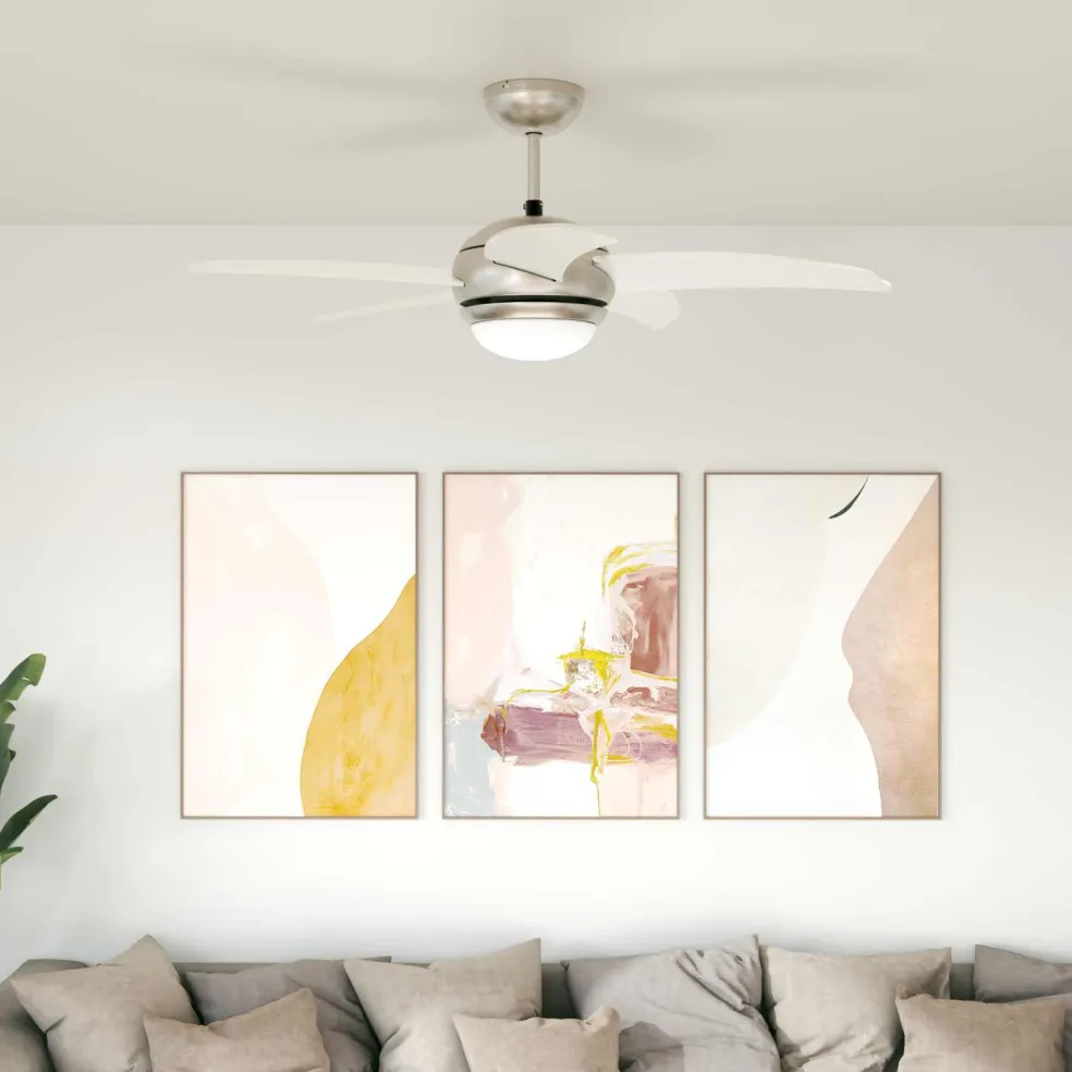 vidaXL Plafondventilator met licht en afstandsbediening Ø 110 cm