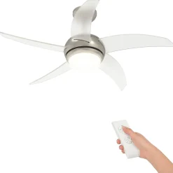 vidaXL Plafondventilator met licht en afstandsbediening Ø 110 cm