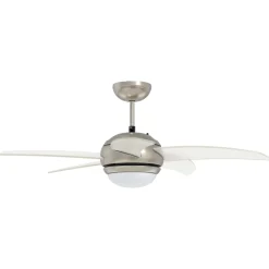 vidaXL Plafondventilator met licht en afstandsbediening Ø 110 cm