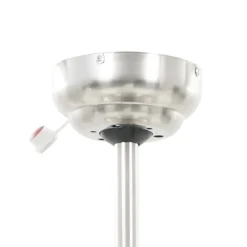 vidaXL Plafondventilator met lamp 128 cm wit