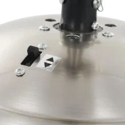 vidaXL Plafondventilator met lamp 128 cm wit