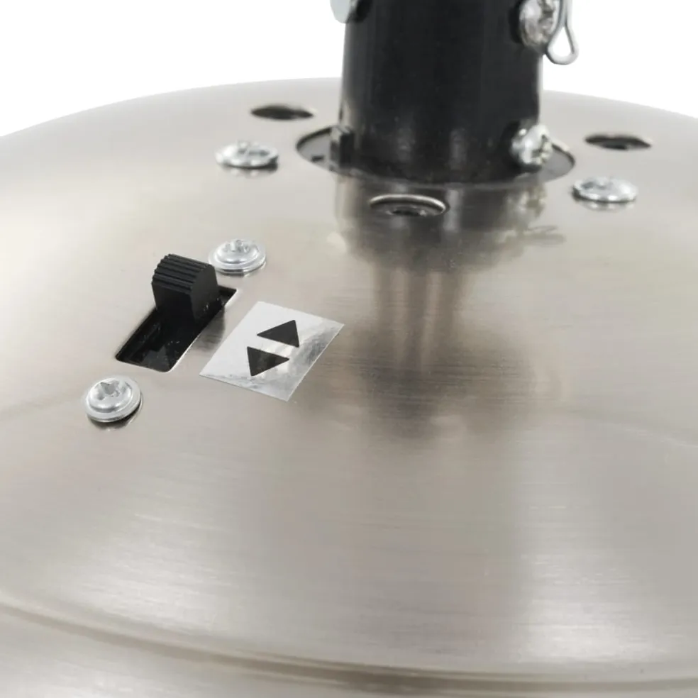 vidaXL Plafondventilator met lamp 128 cm wit