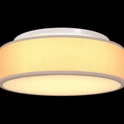 vidaXL Plafonnière met schijnwerpers Taupe 38 x 38 x 13,5 cm Stof