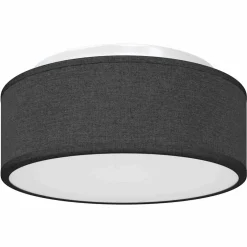 vidaXL Plafonnière met schijnwerpers Zwart 30 x 30 x 13,5 cm Stof