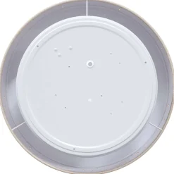 vidaXL Plafonnière met schijnwerpers Taupe 30 x 30 x 13,5 cm Stof
