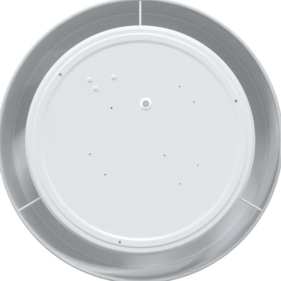 vidaXL Plafonnière met schijnwerpers Grijs 30 x 30 x 13,5 cm Stof