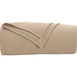 vidaXL plaid Camel 170 x 130 cm 0.34 kg Fleece