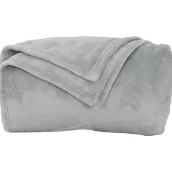 vidaXL plaid Grijs 130 x 150 cm 0.51 kg Fleece