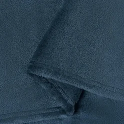 vidaXL plaid Marineblauw 130 x 150 cm 0.51 kg Fleece