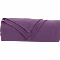 vidaXL plaid Paars 170 x 130 cm 0.31 kg Fleece