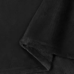 vidaXL plaid Zwart 130 x 150 cm 0.51 kg Fleece