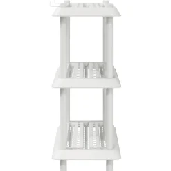 vidaXL Plankenunit 3-laags 100 x 40 x 96 cm PP Wit