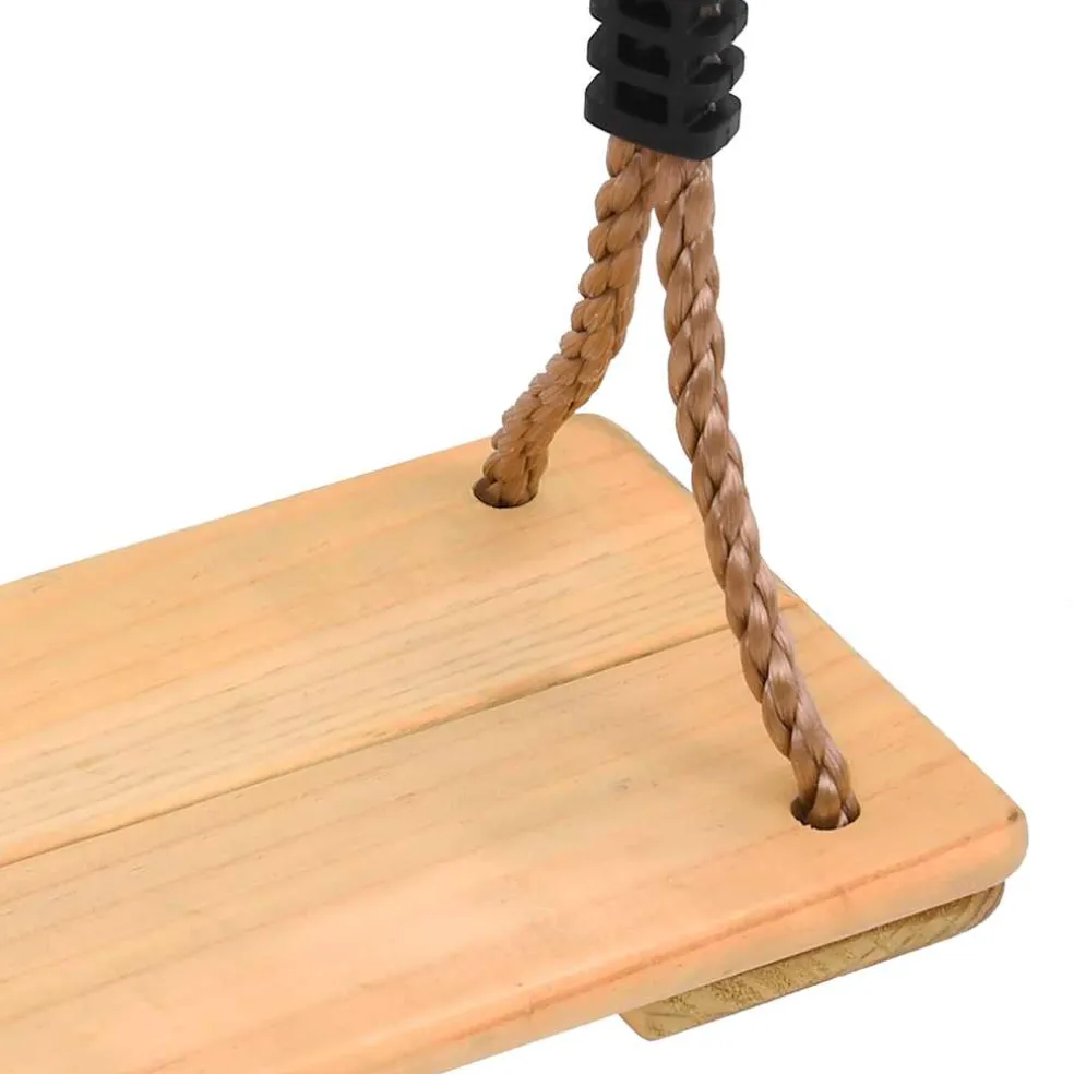 vidaXL Plankschommel 200 cm massief grenenhout