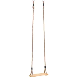 vidaXL Plankschommel 200 cm massief grenenhout
