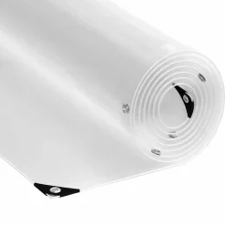 vidaXL Plantenafdekking met zeilringen 1x3 m PVC