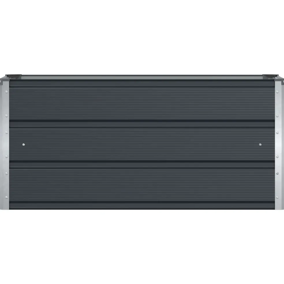 vidaXL Plantenbak Antraciet 100 x 40 x 45 cm Staal