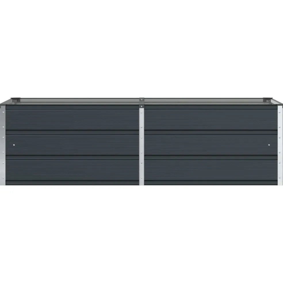 vidaXL Plantenbak Antraciet 160 x 80 x 45 cm Staal