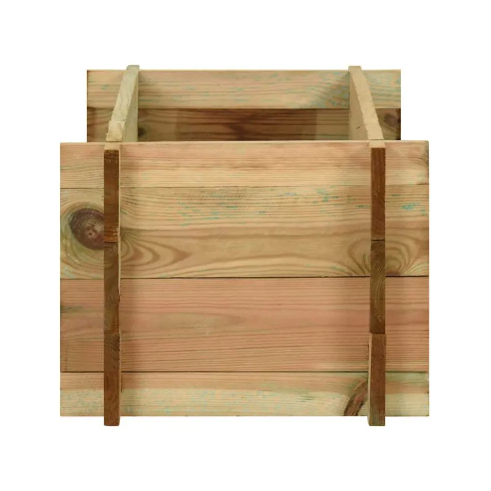 vidaXL Plantenbak 80 cm geïmpregneerd grenenhout