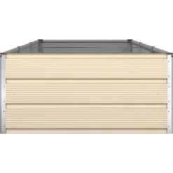 vidaXL Plantenbak Ivoor 290 x 100 x 45 cm Gegalvaniseerd staal