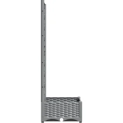 vidaXL Plantenbak Lichtgrijs 40 x 40 x 121,5 cm