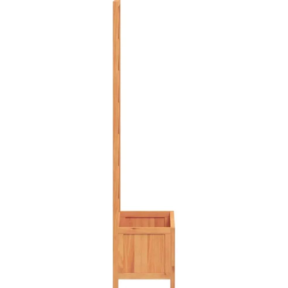 vidaXL Plantenbak met latwerk 40x30x135 cm massief vurenhout
