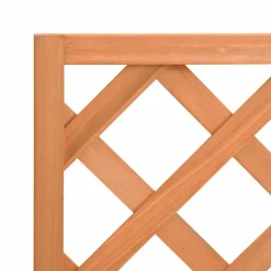 vidaXL Plantenbak met latwerk 40x30x135 cm massief vurenhout