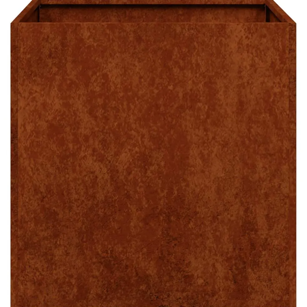 vidaXL Plantenbak Roestig 40 x 40 x 40 cm