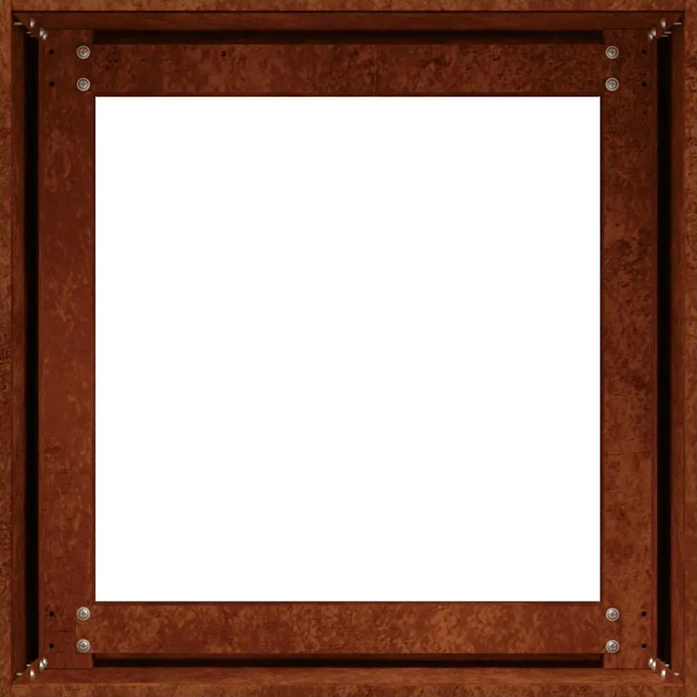 vidaXL Plantenbak Roestig 40 x 40 x 40 cm