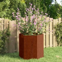 vidaXL Plantenbak roestig 40x40x45 cm cortenstaal