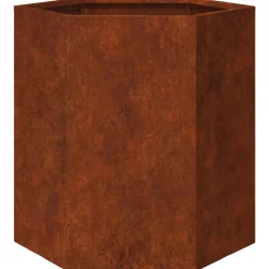 vidaXL Plantenbak roestig 40x40x45 cm cortenstaal