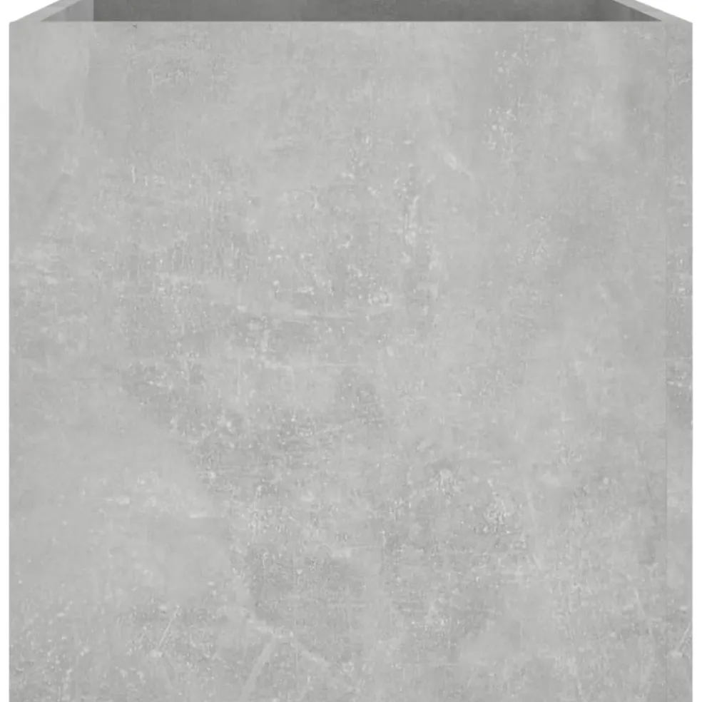 vidaXL Plantenbak 40x40x40 cm bewerkt hout betongrijs