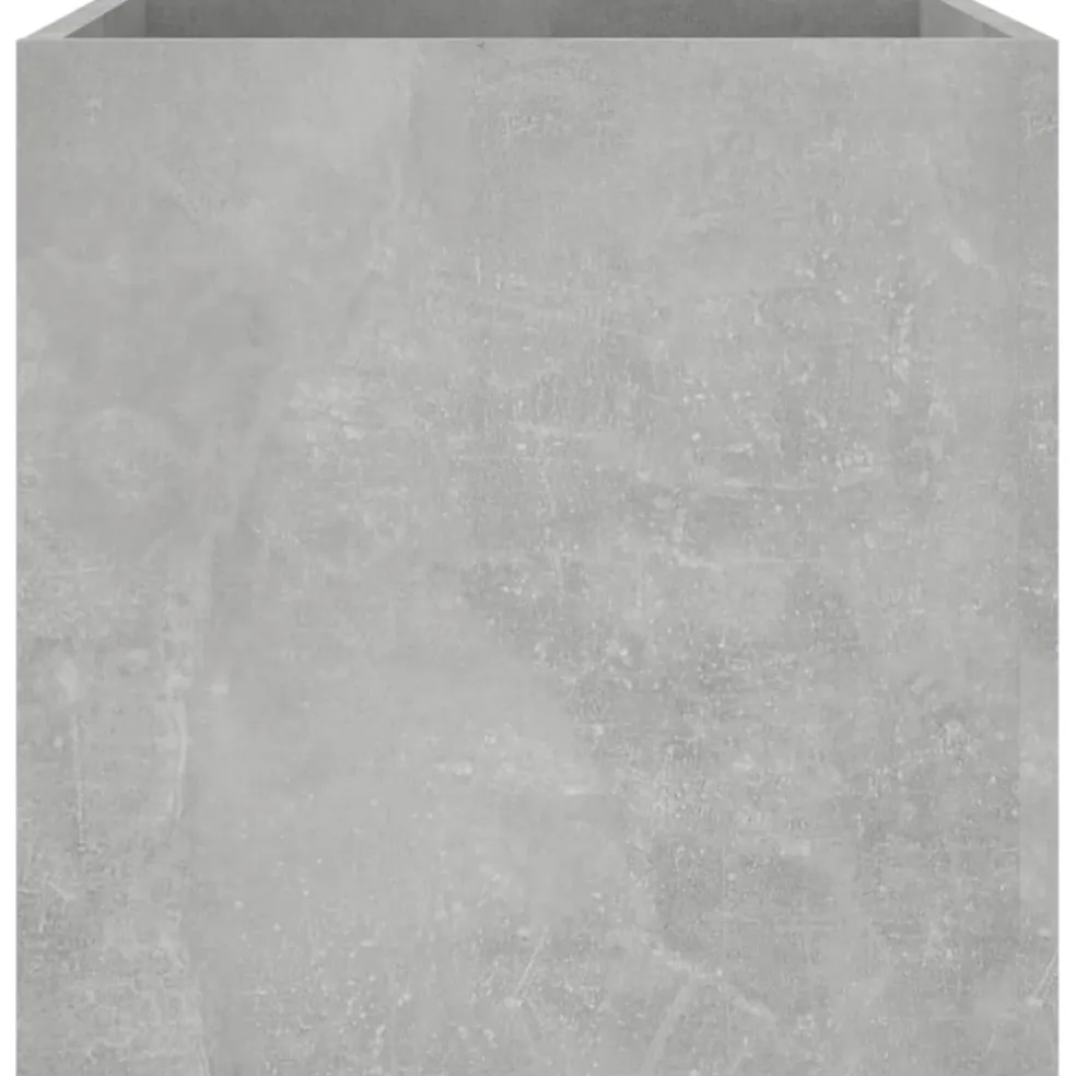 vidaXL Plantenbak 40x40x40 cm bewerkt hout betongrijs