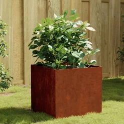 vidaXL Plantenbak 40x41x40 cm cortenstaal