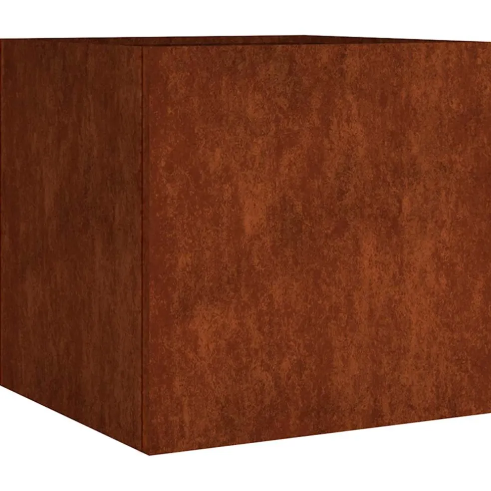 vidaXL Plantenbak 40x41x40 cm cortenstaal
