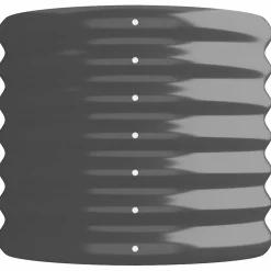 vidaXL Plantenbak 114x40x36 cm gegalvaniseerd staal antracietkleurig