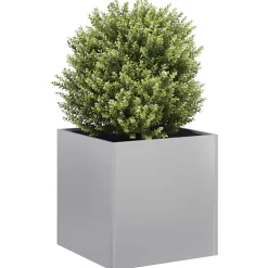 vidaXL Plantenbak 40x40x40 cm gegalvaniseerd staal