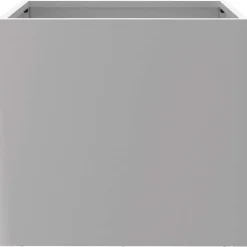 vidaXL Plantenbak 32x30x29 cm gegalvaniseerd staal zilverkleurig